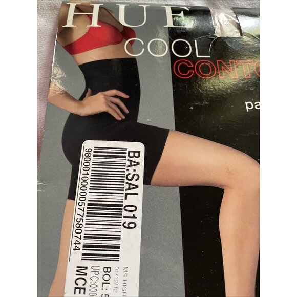 Hue High Waist Panty Shaper With Cool Fiber Technology For All-Day Comfort Sz 3 - Picture 3 of 10